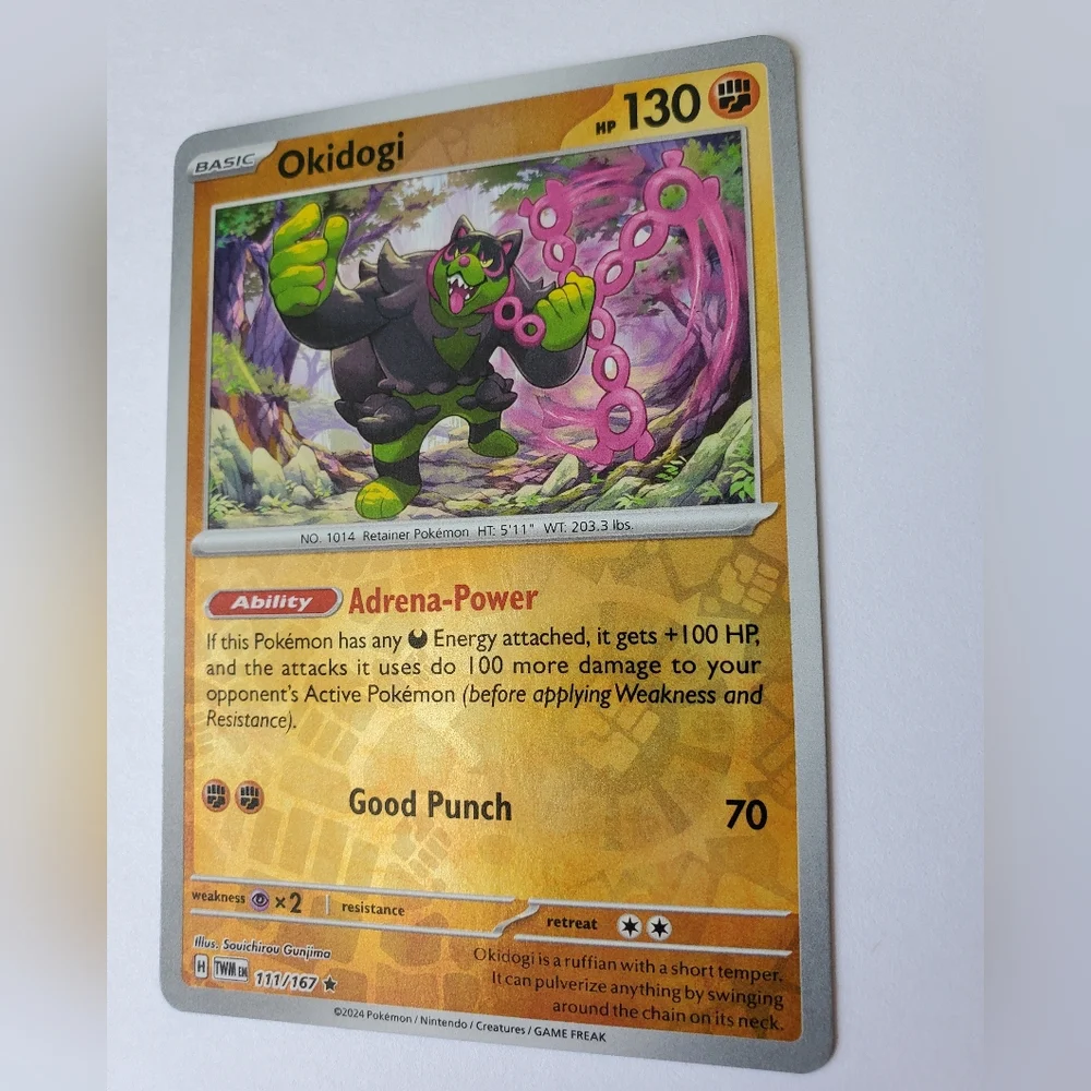 Pokemon card okidogi